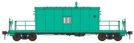 N9 Transfer Caboose with Flashing Marker - Ready to Run -- Painted, Unlettered (green)