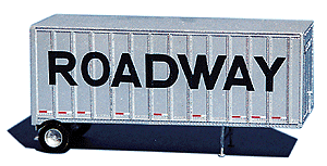 28' Wedge Trailer - Ribbed Side - Roadway Express