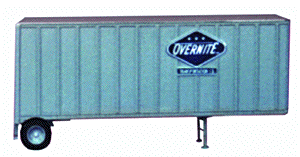 28' Ribbed Wedge Trailer-Overnite