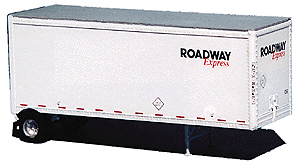 28' Wedge Ribbed Side Trailer -- "New Roadway Express" (decals)
