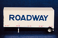 28' Smooth Wedge Trailer -- Roadway Express (new logo)