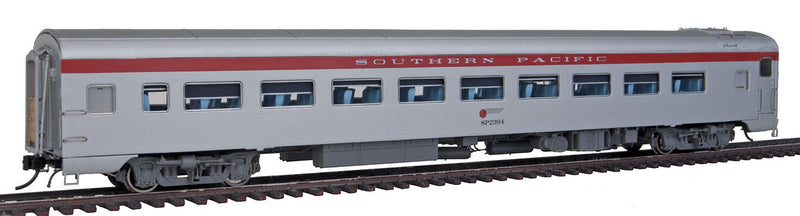 CC&F Lightweight Coach w/Skirts - Ready to Run - Super Continental Line(TM) -- Southern Pacific #2394 (silver, red)