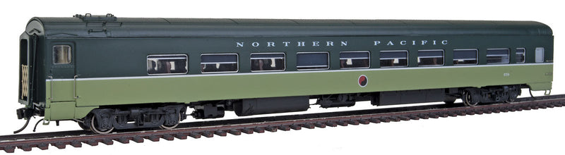CC&F 52-Seat Dayniter Leg-Rest Coach w/Skirts - Ready to Run - Super Continent -- Northern Pacific #579 (Loewy 2-Tone Green)