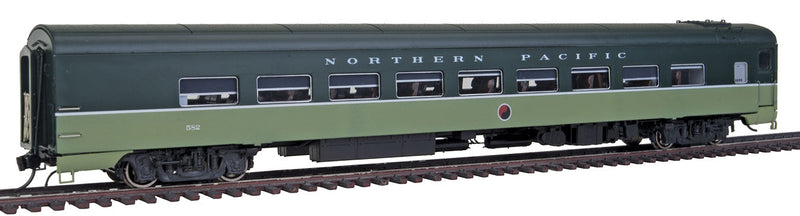 CC&F 52-Seat Dayniter Leg-Rest Coach w/Skirts - Ready to Run - Super Continent -- Northern Pacific #582 (Loewy 2-Tone Green)