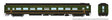 CC&F Lightweight Coach - Ready to Run - Super Continental Line(TM) -- Canadian National #5598 (green, black, yellow)