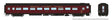 CC&F Lightweight Coach - Ready to Run - Super Continental Line(TM) -- BC Rail #156520 "Capilano" (maroon, black)