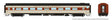 CC&F Lightweight Coach - Ready to Run - Super Continental Line(TM) -- Erie Lackawanna #1306 (gray, maroon, black, yellow)