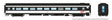 CC&F Lightweight Coach - Ready to Run - Super Continental Line(TM) -- Grand Trunk Western #4886 (white, black, red Noodle Logo)