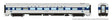 CC&F Lightweight Coach - Ready to Run - Super Continental Line(TM) -- Long Island Railroad #2181 (gray, blue)