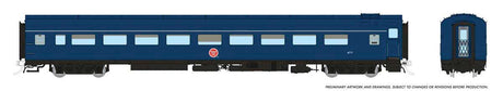 CC&F Lightweight Coach - Ready to Run - Super Continental Line(TM) -- Missouri Pacific #478 (Jenks Blue, red, Buzz Saw Logo)