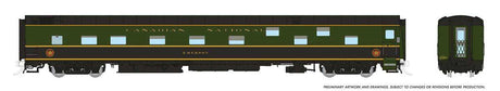 Duplex Sleeper - Ready to Run - Super Continental Line(TM) -- Canadian National #1115 "Edmundston" (green, black, yellow)