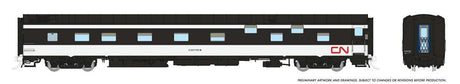Duplex Sleeper - Ready to Run - Super Continental Line(TM) -- Canadian National #1111 "Eastview" (white, black, red Noodle Logo)