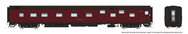 Duplex Sleeper - Ready to Run - Super Continental Line(TM) -- Canadian Pacific #110 "H.B. Bowen" (maroon, black)
