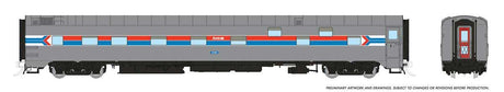 Duplex Sleeper - Ready to Run - Super Continental Line(TM) -- Amtrak #2400 (Phase 1, silver, red, blue, white, Arrow Logo)