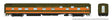 Duplex Sleeper - Ready to Run - Super Continental Line(TM) -- Great Northern #1168 "Red Gap Pass" (Pullman Green, Omaha Orange)