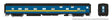 Duplex Sleeper - Ready to Run - Super Continental Line(TM) -- Rapido Anniversary #1115 "Edmundston" (blue, yellow, black)