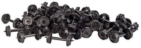RP25 Metal Wheelsets, Code 110 Tread, Insulated One Side, 1.015" Axle Lengt -- 33" Diameter pkg(50)