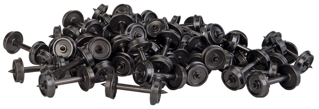 RP25 Metal Wheelsets, Code 110 Tread, Insulated One Side, 1.015" Axle Lengt -- 33" Diameter pkg(50)