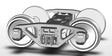 Barber S-1 Freight Trucks -- With 33" Wheelsets  1 Pair