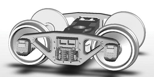 Barber S-1 Freight Trucks -- With 33" Wheelsets  1 Pair
