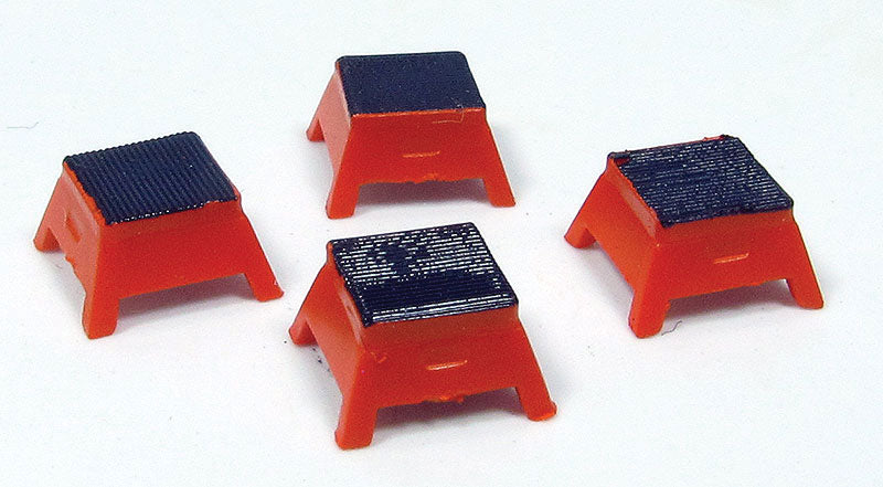 Passenger Step Boxes -- Orange pkg(4)