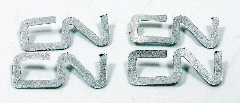 Cast-Metal Logo pkg(4) -- Canadian National (Noodle)