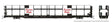 NSC 89' Bi-Level Auto Rack - Ready to Run -- Canadian Pacific (black, white, red, Script Lettering - Large Panel)-1
