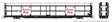 NSC 89' Tri-Level Auto Rack 6-Pack - Ready to Run -- Canadian Pacific (black, white, red, Script Lettering)-1