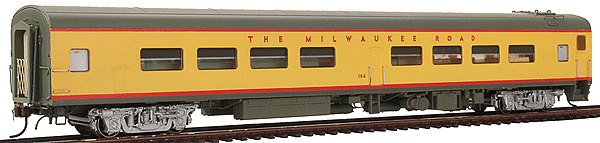Super Continental Line(TM) Cafe-Bar-Lounge -- Milwaukee Road #164 - 1955 UP Scheme