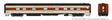 10-5 Sleeper - Ready to Run - Super Continental Line(TM) -- Erie Lackawanna "Spirit of Youngstown" (gray, maroon, black, yellow)