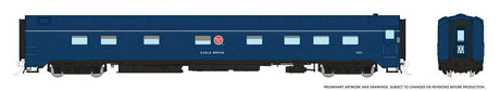10-5 Sleeper - Ready to Run - Super Continental Line(TM) -- Missouri Pacific #623 "Eagle Country" (Jenks Blue, red, Buzz Saw Logo)