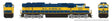 EMD SD70MAC w/Flared Radiators - Standard DC -- Alaska Railroad #4321 (blue, yellow)-1