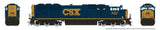 EMD SD70AC w/Flared Radiators - Standard DC -- CSX #4810 (YN3, blue, yellow)-1