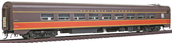 Super Continental Line(TM) 52-Seat Dayniter Leg-Rest Coach -- Illinois Central #2617