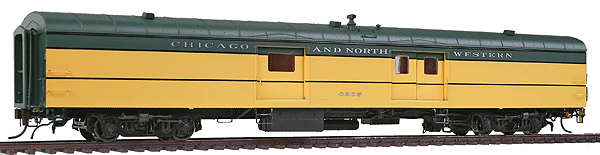 Super Continental Line(TM) 73' 6" Smooth Side Baggage-Express Car -- Chicago & North Western #8905