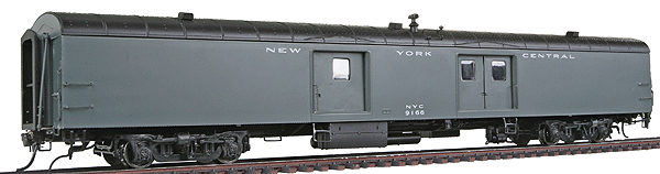 Super Continental Line(TM) Baggage Express Car -- New York Central #9166 (Gray)