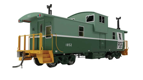 Squamish Caboose - Ready to Run -- Pacific Great Eastern #1852  (2-Tone Green, Large Black Map)-1