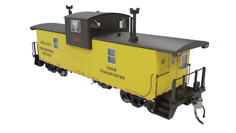 Squamish Caboose - Ready to Run -- Canadian National BCOL #1873 (MOW yellow, black, Crew Transport)-1