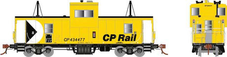CP Angus Shops Caboose - Ready to Run -- Canadian Pacific #434486 (yellow, black, white; Multimark)