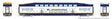 Bi-Level Commuter Coach - Ready to Run -- West Coast Express #404 (white, blue,  yellow)