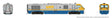 Bombardier LRC - Sound and DCC -- VIA Rail Canada #6907 (As-Delivered, gray, blue, yellow)