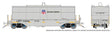 Greenbrier Transverse Coil Car 6-Pack - Ready to Run -- Union Pacific CHTT Set #1 (gray, black, yellow conspicuity marks)-1