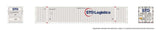 53' Outside-Braced/Corrugated Container 2-Pack - Ready to Run -- STG Logistics (white, blue, red)-1