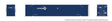 53' Reinforced Outside-Braced/Corrugated Container 2-Pack - Ready to Run -- UMAX (blue, white)-1