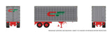 26' Can-Car Dry Van Trailer - Assembled -- Canadian Freightways #26-233 (silver, red, green)-1