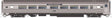 Budd Coach - Ready to Run -- Penn Central #2925 (stainless, black)