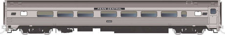 Budd Coach - Ready to Run -- Penn Central #2925 (stainless, black)