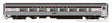 Budd Coach - Ready to Run -- Pennsylvania Railroad #1570 (Congressional Scheme, stainless, Tuscan)