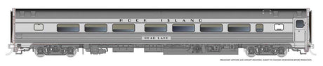 Budd Coach - Ready to Run -- Rock Island #323 Chisholm Trail (stainless)