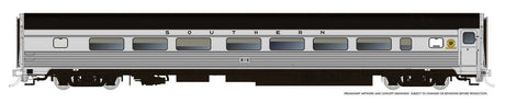 Budd Coach - Ready to Run -- Southern Railway #816 (Late Scheme, stainless, black)